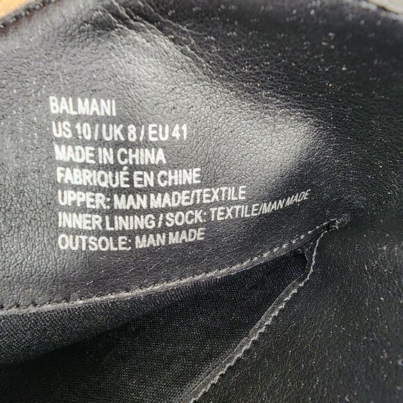 Shoe Dazzle Balmani Women's Size‎ 10 Black Faux Leather Zip Up Riding Boots - Picture 3 of 7